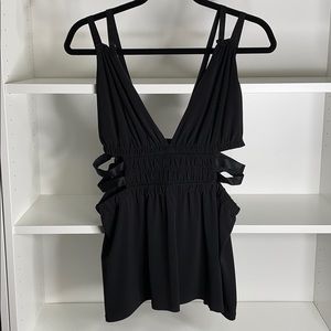 Strappy flowy top